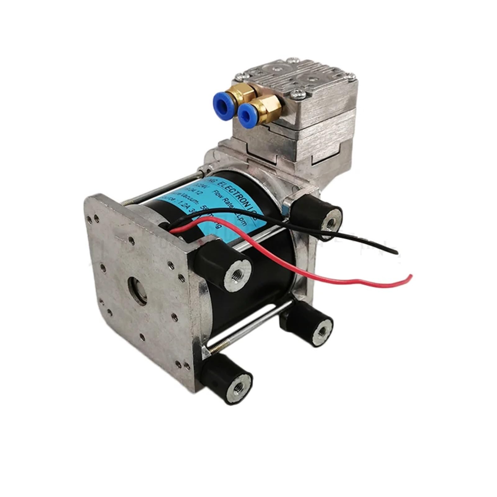 Bomba de aire de presión negativa de 24 V CC RYX-20L, pequeña bomba de vacío sin aceite, eléctrica, 20 l/min -80 kPa, 30 W, G1/8 Eficiencia