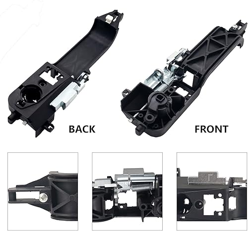 Miniatura 6 de Sikawai 8s4z5426685b - Manija de puerta del conductor delantera izquierda para Ford Focus 2008, 2009, 2010, 2011, reemplazo 8s4z-5426685-b 926324
