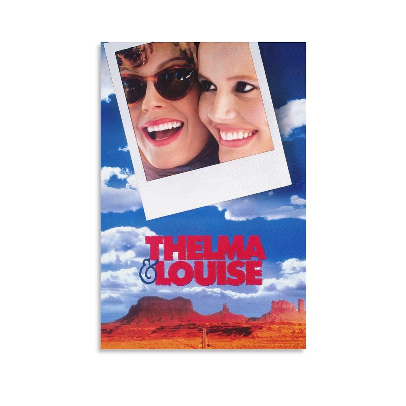 Guangying Unframe-Style 1990S Adventure Drama Films Thelma & Louise Poster Posters Art Print Wall Photo Paint Poster Hanging Picture Family Bedroom Decor Gift 12X18inch(30X45cm) Size 30