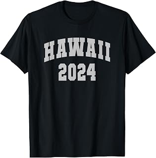 Classic HAWAII 2024 Beach Trip Maui Winter Vacation Camp T-Shirt for Men Women Girls Kids
