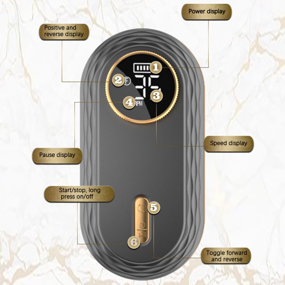 Taladro de uñas profesional, lima de uñas, dispositivo de pedicura con bajo nivel de ruido y vibración, kit de pedicura portátil, taladro de uñas portátil, lima de uñas eléctrica profesional