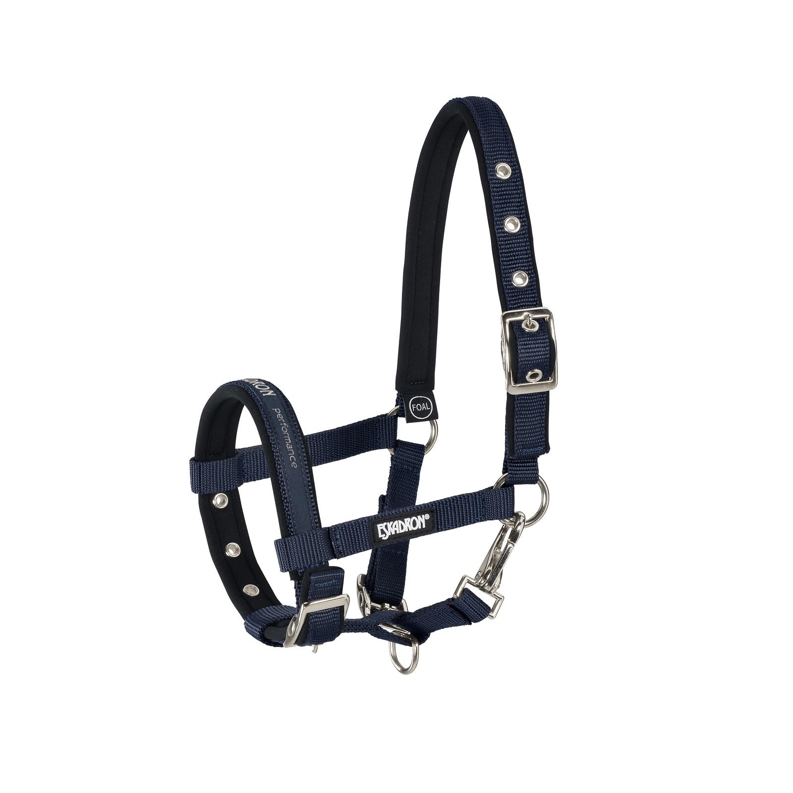 Cabestro potro Eskadron Nightblue: evita roces con hebilla suave 2