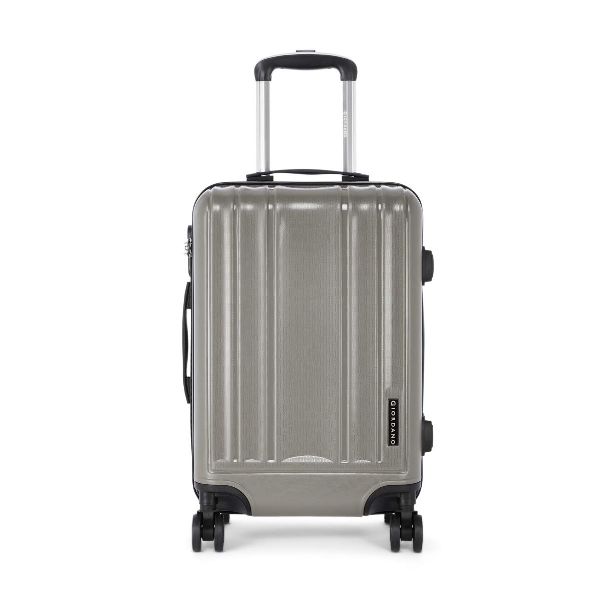 GiordanoPolycarbonate Hardsided Cabin Luggage (20" / Grey)