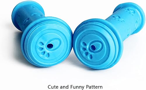 Miniatura 5 de 2 pares de empuñaduras para manillar de bicicleta, empuñaduras de goma antideslizantes para BMXMTBniños y niñas Scooter Bicicletas Grips