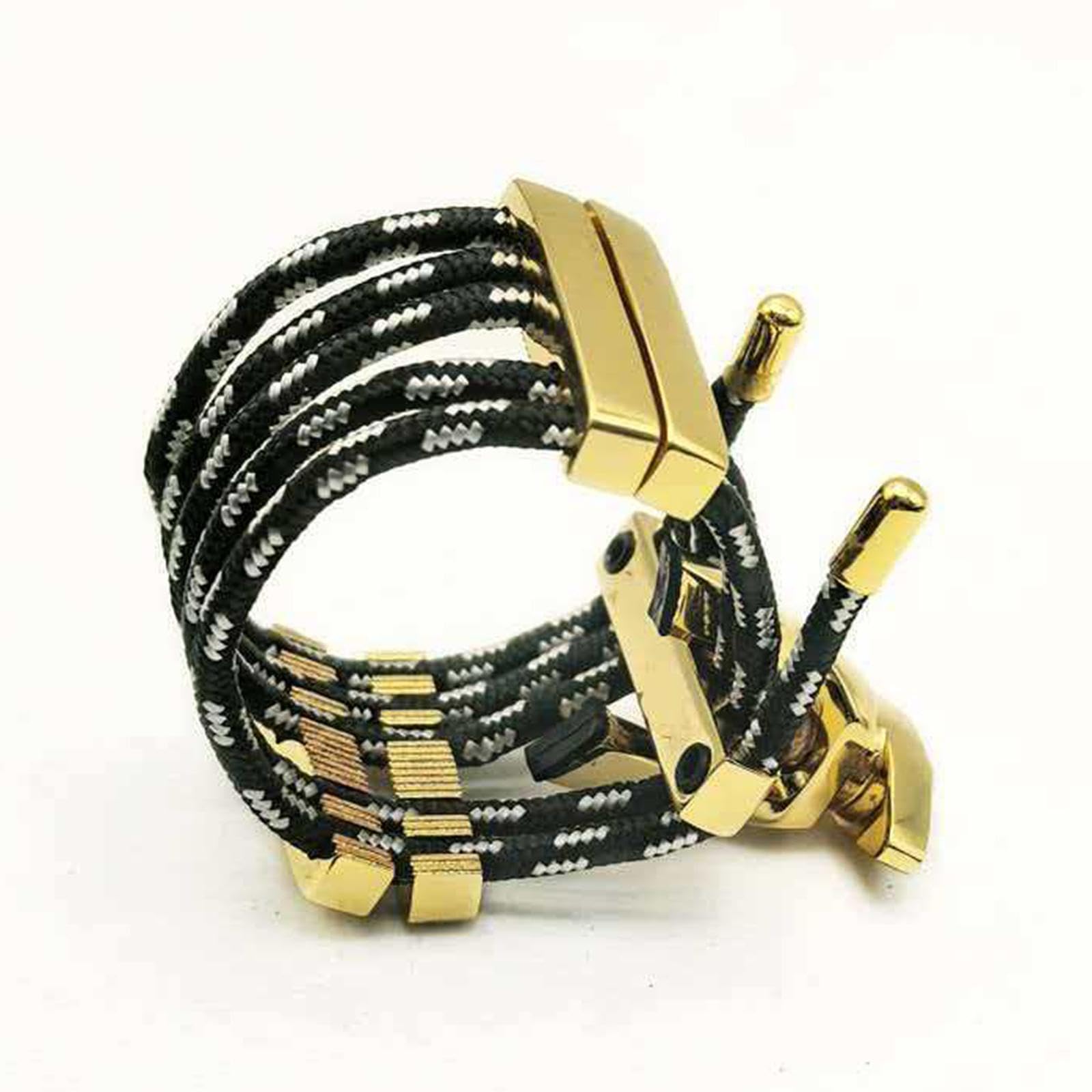 kowaku Legatura Sax Bocchino Fastener Clip Supporto Metallo Strumento a Fiato Accessorio Blocco Adatto per Musicisti Lezioni, Sassofono Tenore D'oro