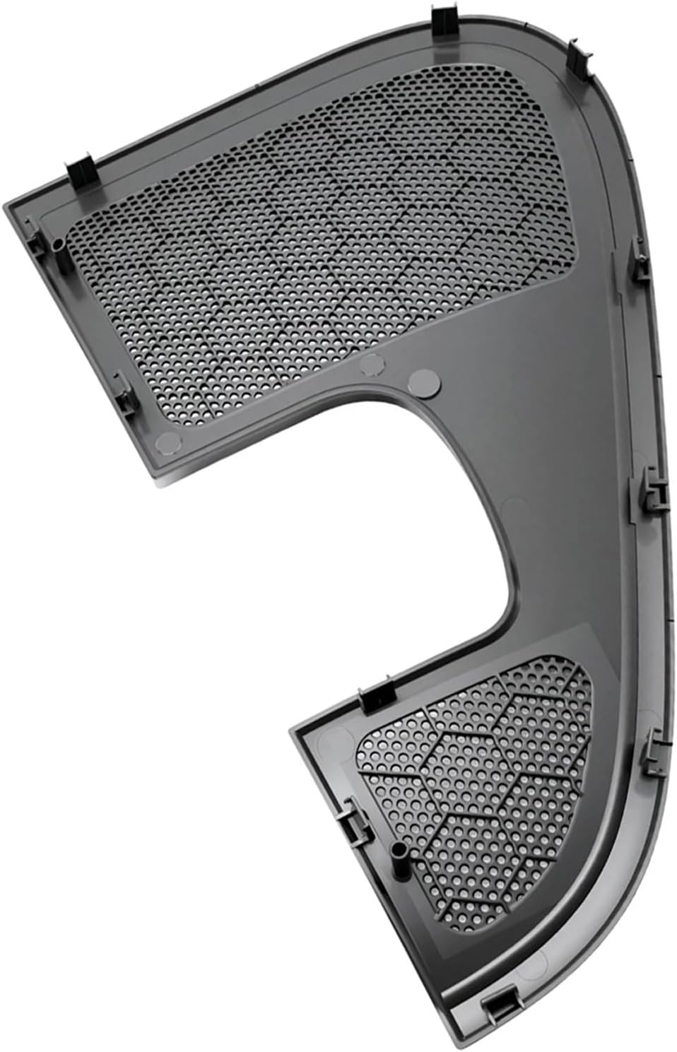 Front Right Passenger Side Door Speaker Grille Panel Cover Flint Gray Compatible with Ford F150 2004 2005 2006 2007 2008, Replace For 5L3Z-18978-BAA 5L3Z18978BAA