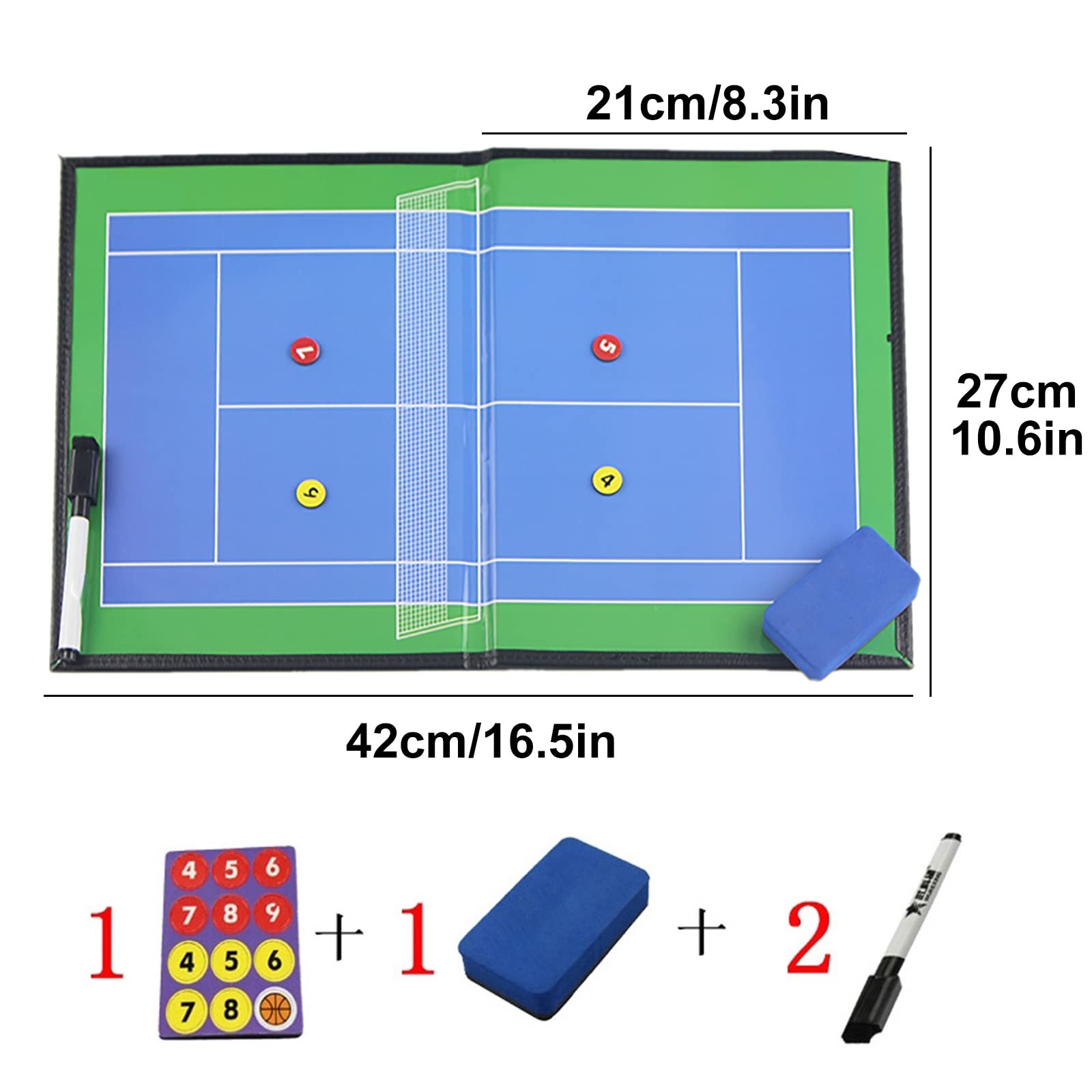 Tableau Tactique Football - SANAG - A603 - Portable - Surface Lisse - Résistant Aux Fissures