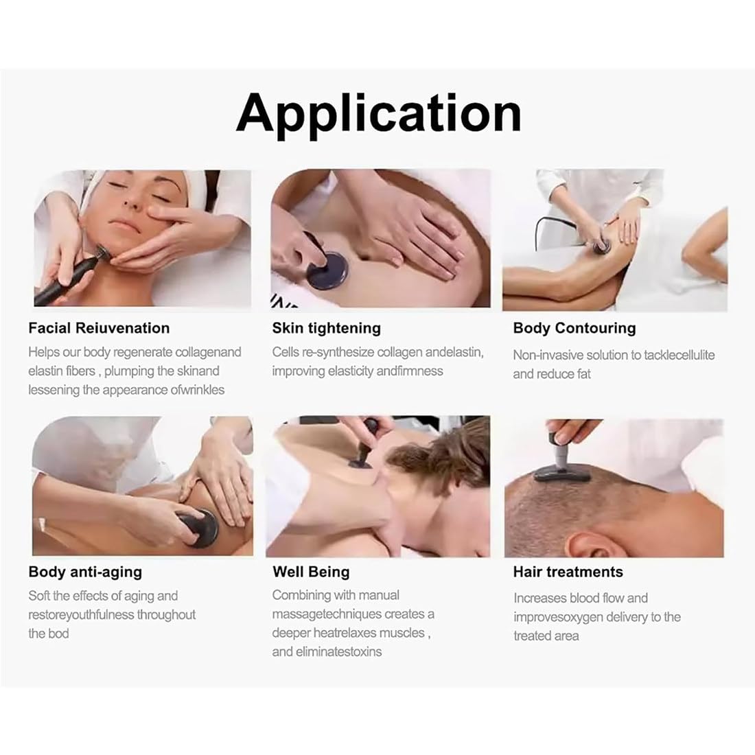 Macchina di terapia di radiofrequenza per il sollevamento di rf, perdita di peso e modellamento del corpo con le maniglie multiple e le postazioni di lavoro per il trattamento fisico profondo