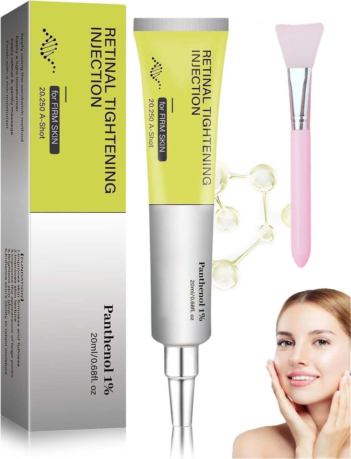 Retinal Shot Tightening Booster,Anti Aging Hydrating Facial Cream,Tightening Booster Cream,Moisturizing And Hydrating Serums For Face & Eyes,Shrink Skin Pores & Enhance Skin Elasticity (1) Retinal Shot Tightening Booster,Anti Aging Hydrating Facial Cream,Tightening Booster Cream,Moisturizing And Hydrating Serums For Face & Eyes,Shrink Skin Pores & Enhance Skin Elasticity (1)