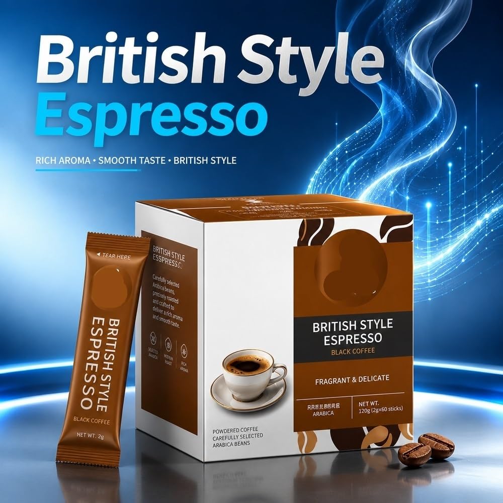 Caffè Solubile Con Zucchero, Arabica, 40 Bastoncini