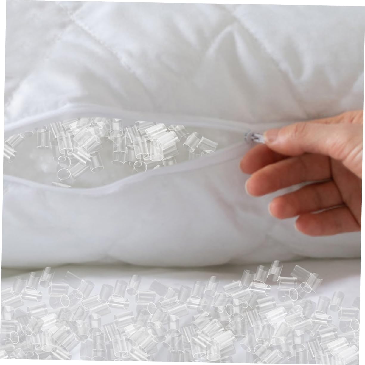 iplusmile Clear PE Pillow Filling Tube Inserts Breathable Ergonomic Neck Support Pillow Stuffings