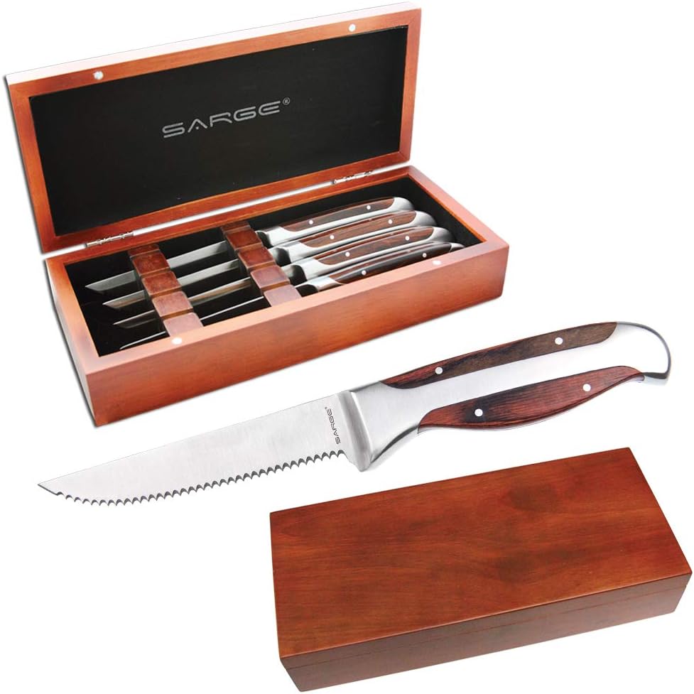 sarge knives Steakhouse – 4pc Steak Knife Set