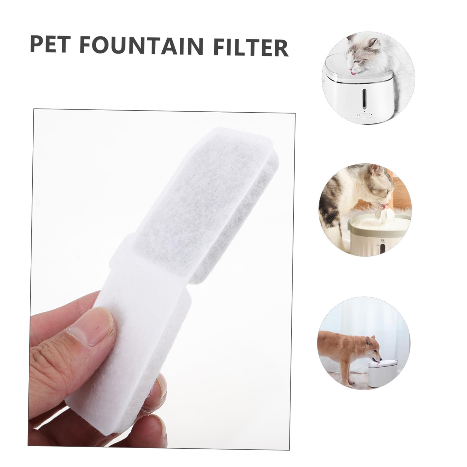 Filtro 10 para Mascotas de Repuesto para Agua Dispensador Piezas