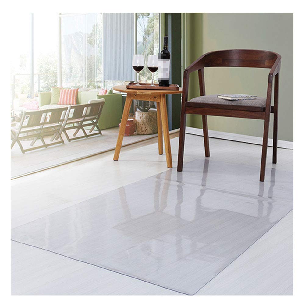 Tapis de bureau transparent anti-rayures pour nappe et table en bois
