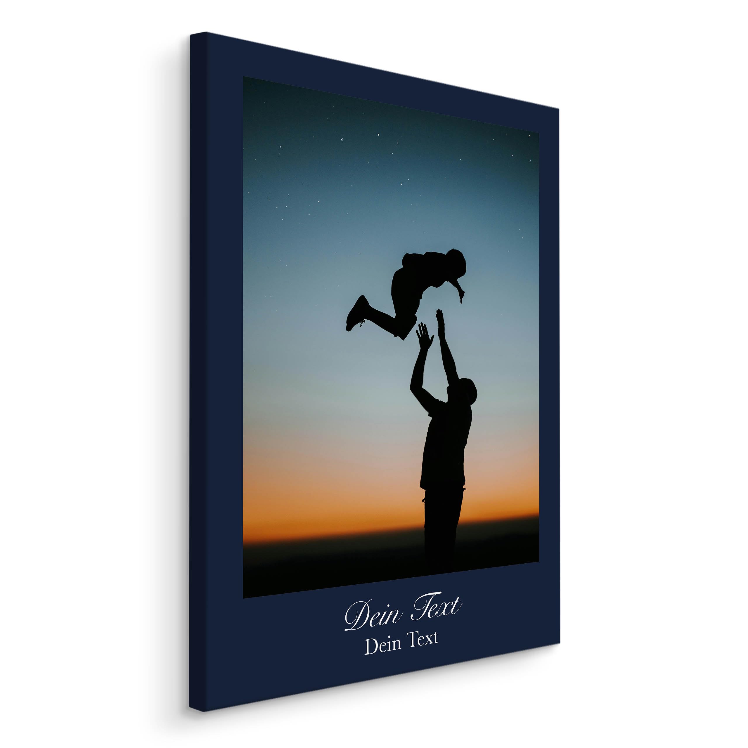 Muralo Personalisierte Leinwand mit eigenem Bild, Wandbild - 120x80 cm | Foto-Leinwandbild, hochauflösender Druck, lebendige Farben - ideal für Wohnzimmer und Schlafzimmer, Ein Geschenk fürs Leben
