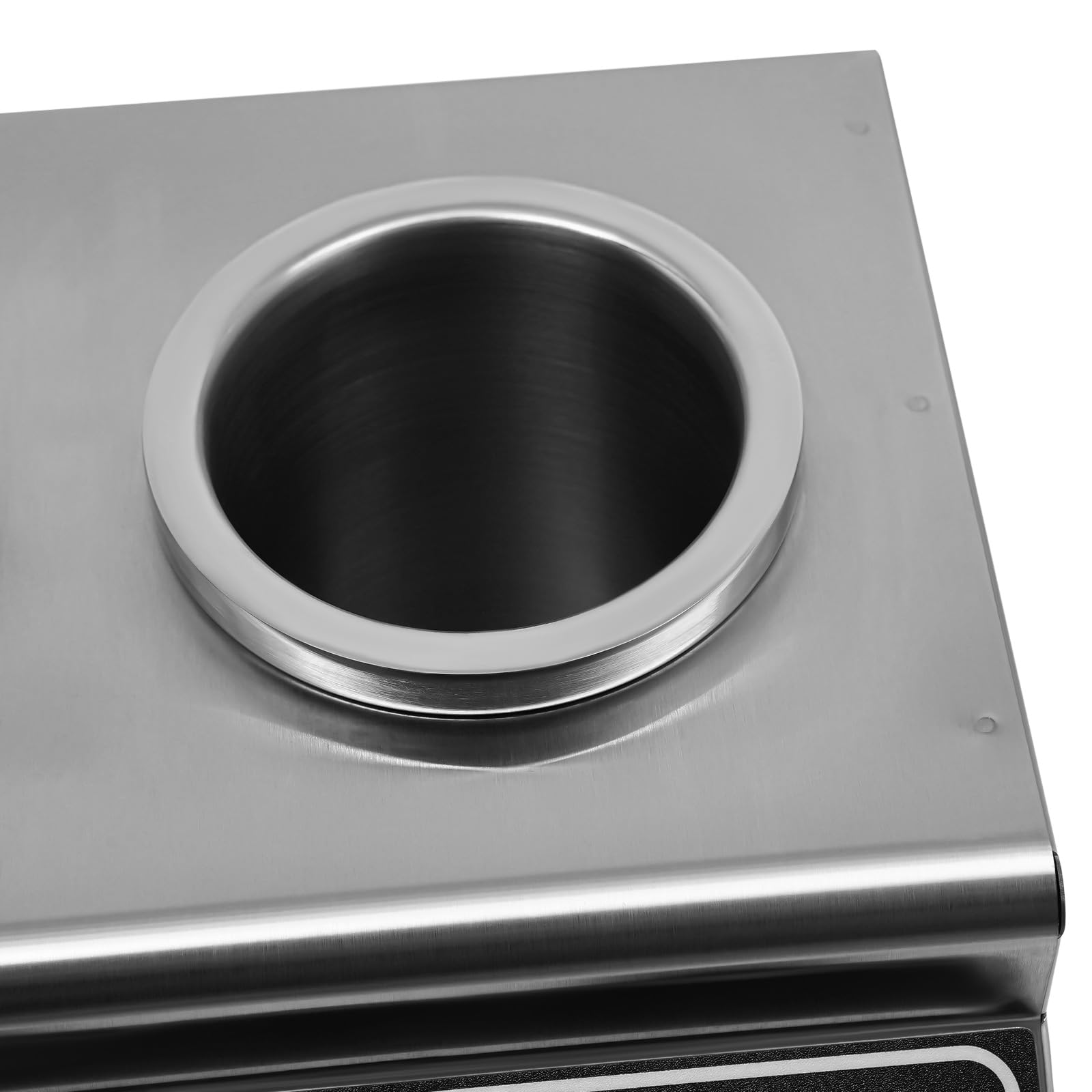 240w Chauffe-sauce électrique alimentaire 3 casseroles thermostat de sauce chaude humide en acier inoxydable 30℃ - 85℃ distributeur fonte fromage au chocolat machine conservation chaleur confiture