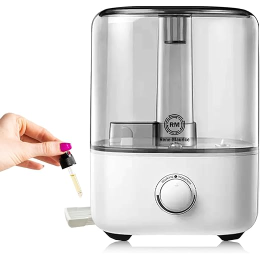 Rene Maurice Essential Oil Humidifier 5L Ultrasonic Room Hum