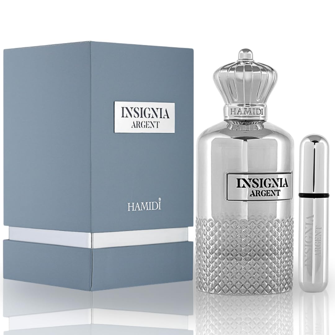 Hamidi Insignia Argent for Unisex Eau de Parfum Spray, 3.6 Ounce