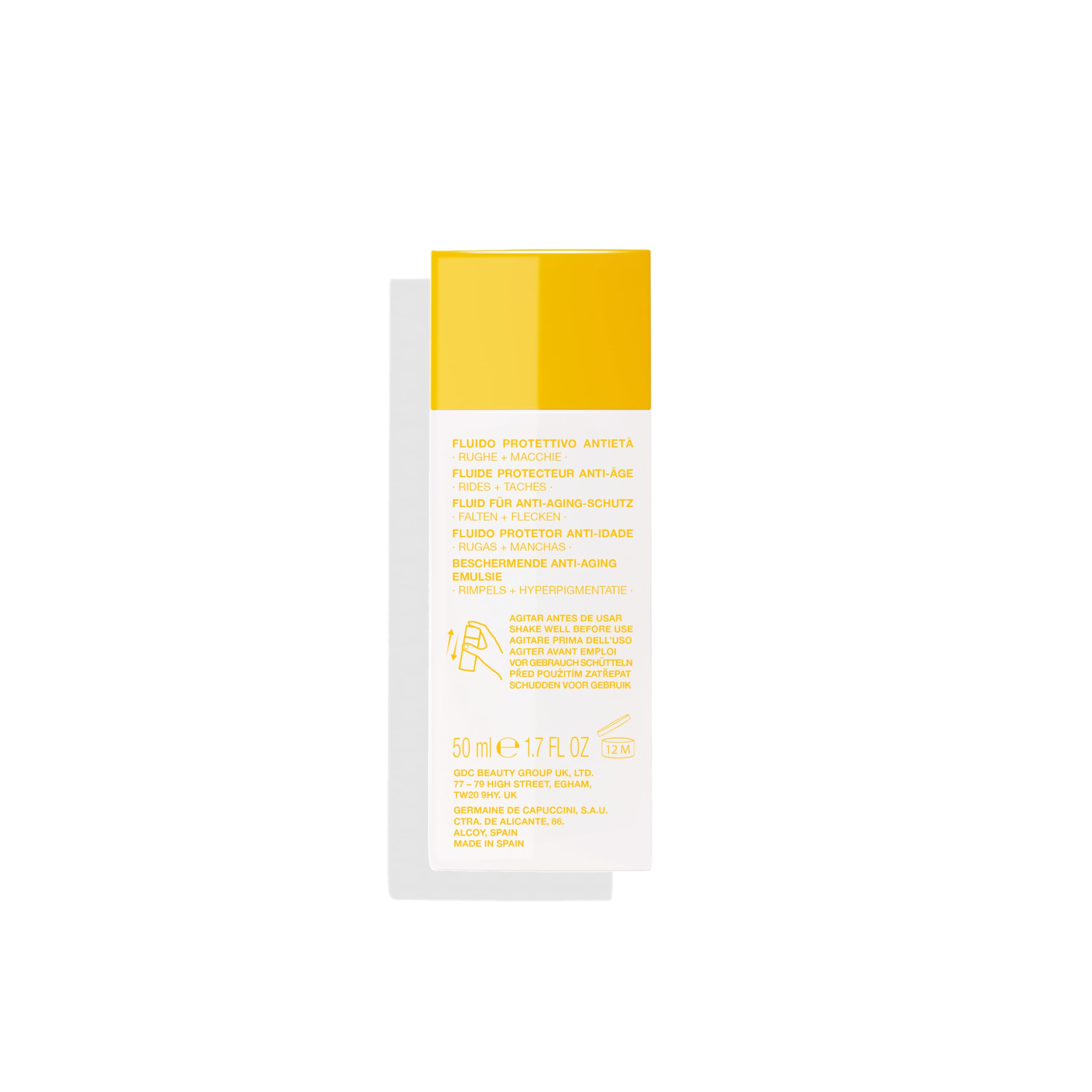 Germaine de Capuccini - Timexpert Sun Fluido Protector Antiedad SPF 50 - Crema solar con color - Protección, antiedad con un toque de pigmentación - Evita manchas y arrugas - 50 ml