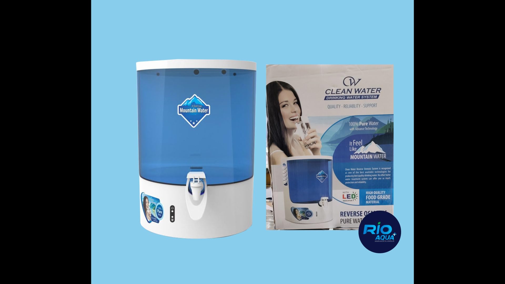 Rio Aqua + CLEAN WATER DOLPHINE Water Purifier RO + MINERALS CARTRIDGE + UF + TDS Control + Pre Filter & Accessories, RO Water Filter for home 10 Ltrs, 8 Stage (white blue)-image-26
