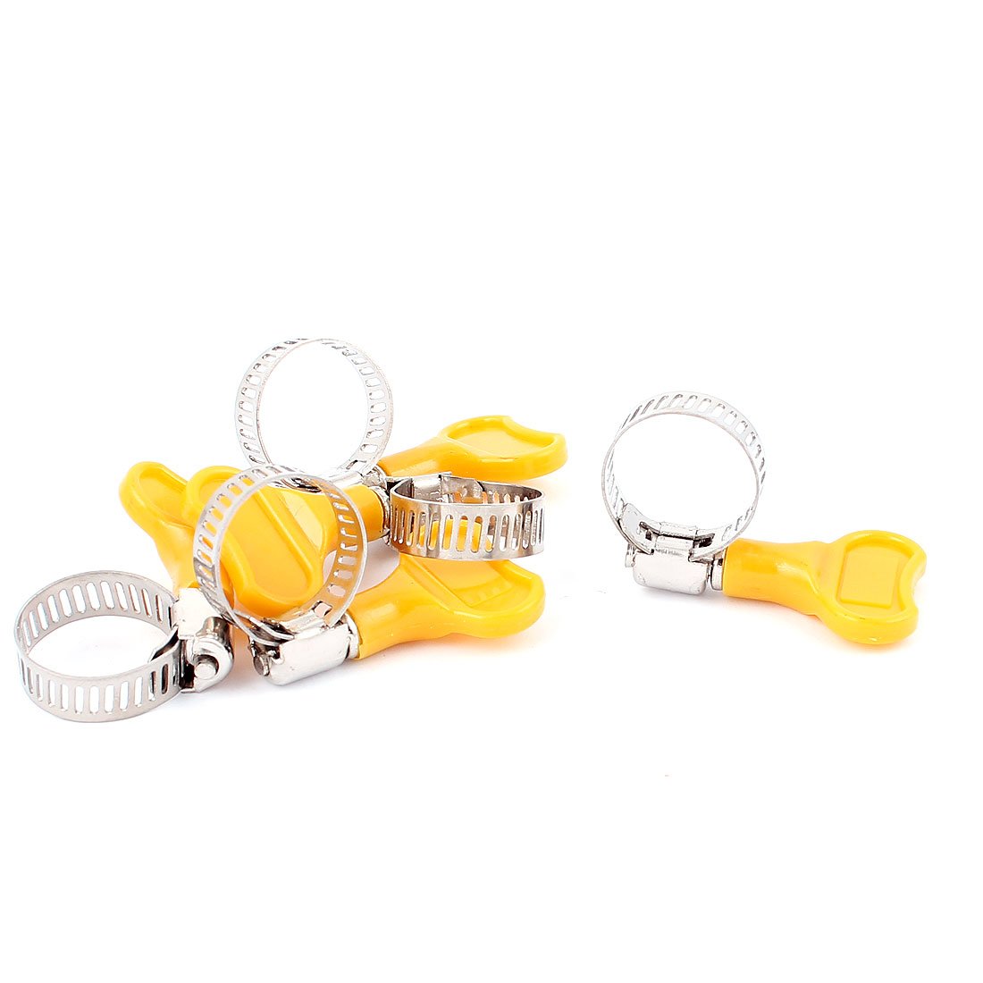 Aexit 5 Pcs Clamps 21mm Metal T-Bolt Handle Clamp Turbo Intercooler Strap Clamps Hose Coupler