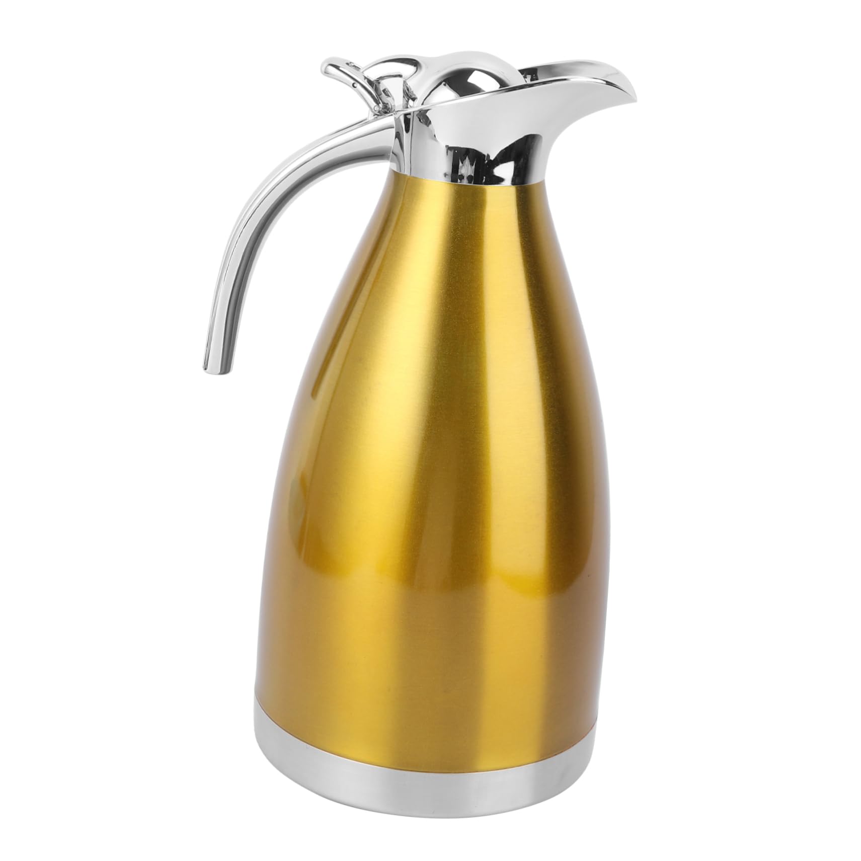 IMIKEYA Thermosflasche Isolierte und Schönem Design Doppelwandige Edelstahl 2000ml Wasserflasche mit Vakuumisoliertem Innenraum für Büro und Reise
