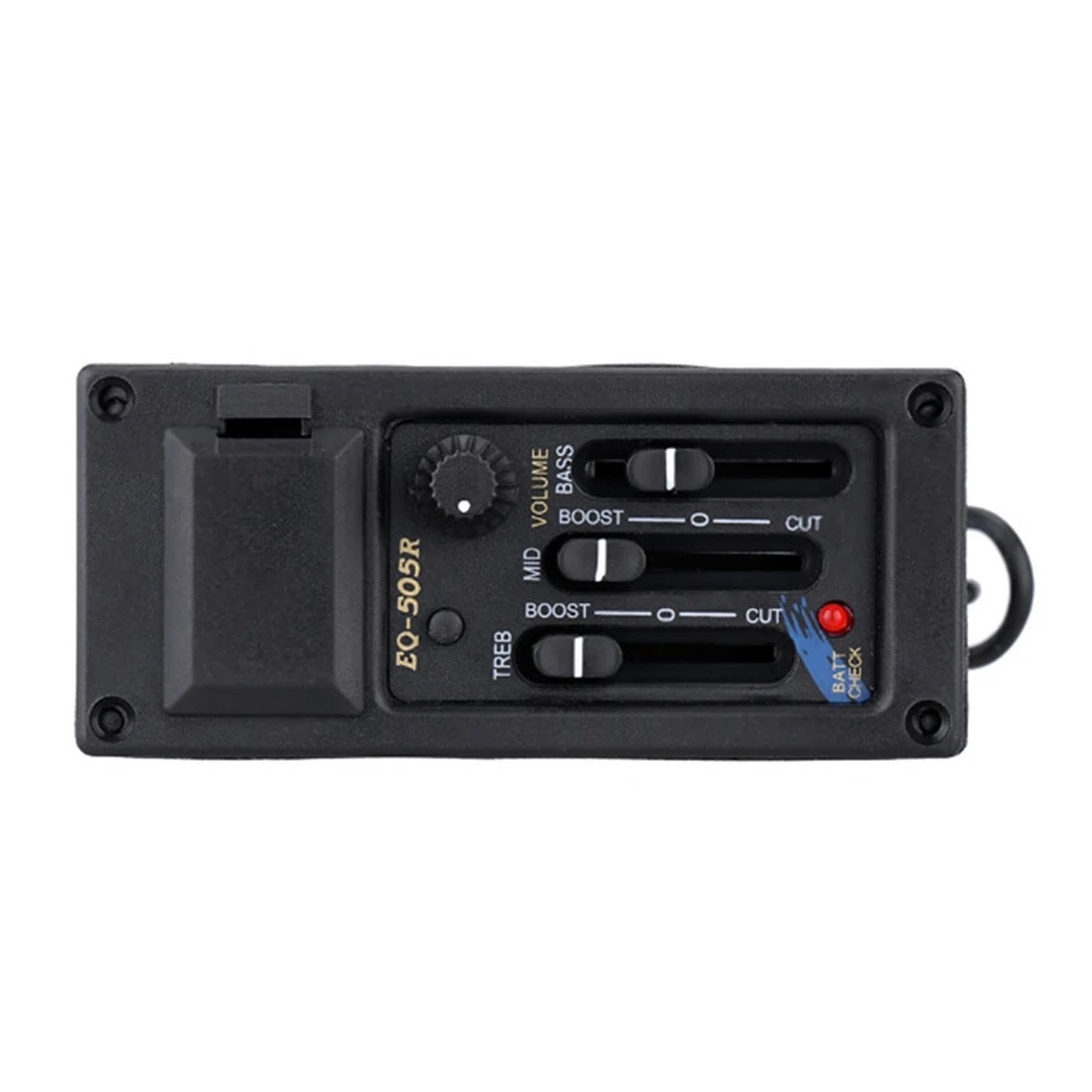 2 x EQ‑505R 3-Band-Vorverstärker-Set, Gitarren-Tonabnehmer