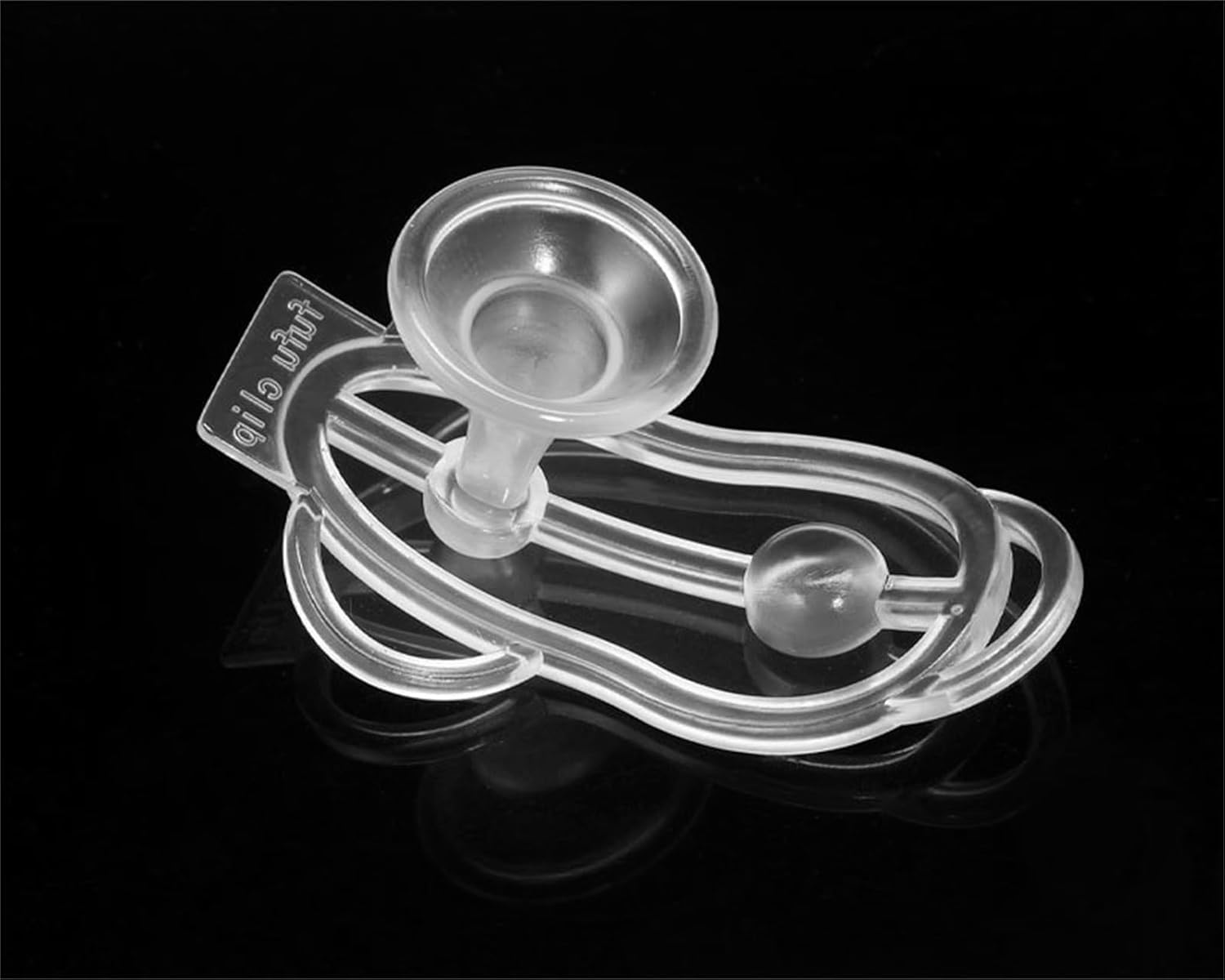 Lightweight Sissy Penis Clip Bondage Chastity Device with Urination Funnel, Male Small Chastity Cage Penis Training Clip SM Sex Toy for Men