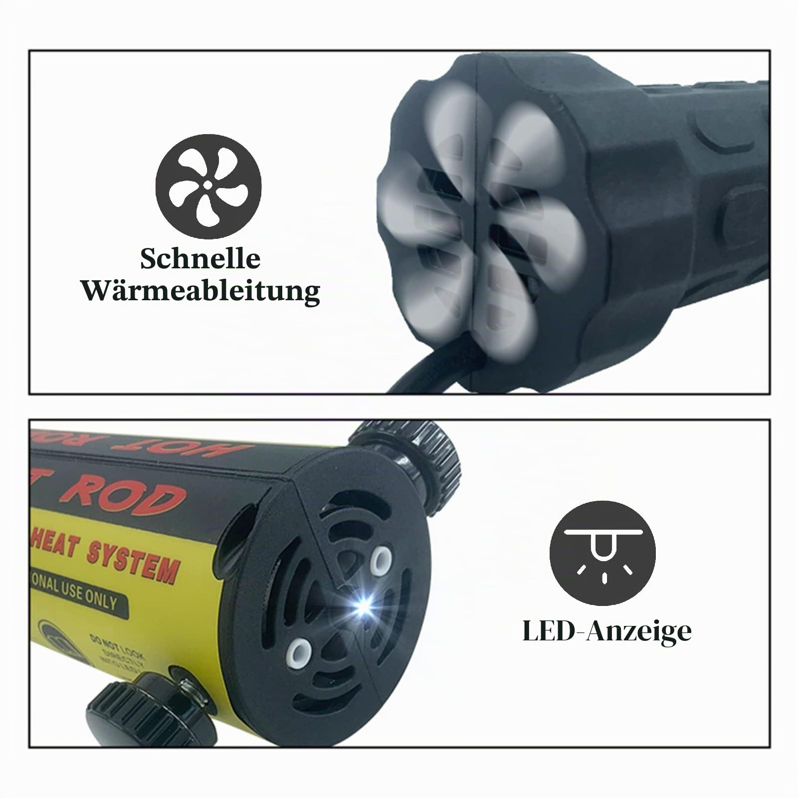 Solary, Induktions-Heizungs-Kit mit Magnet 1000W, flammenfrei, 8 Spulen, zum Entfernen von verrosteten Schrauben