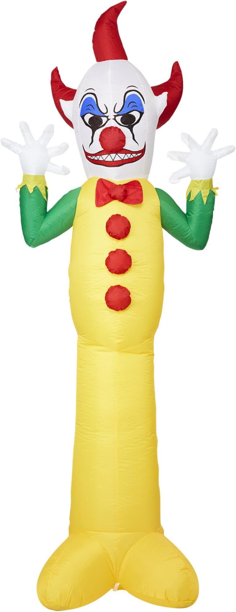 Smiffys Giant Outdoor Inflatable Clown, 10ft