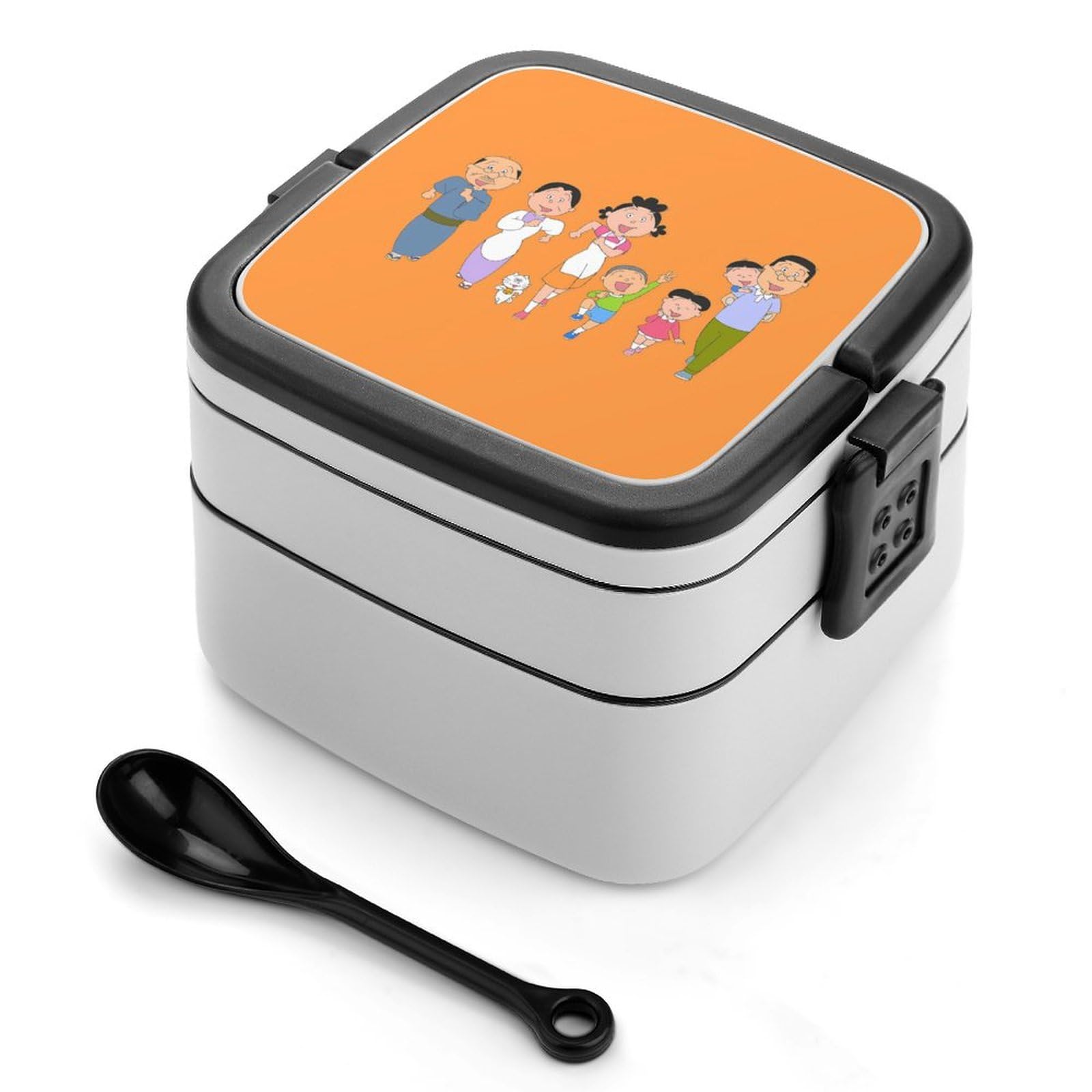 Amazon | サザエさん 弁当箱 ランチボックス 二段 抗菌 お弁当箱 べん