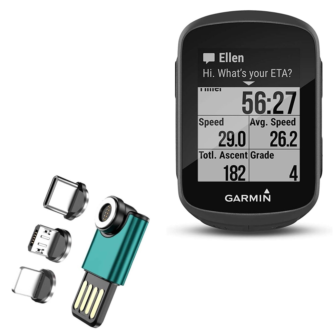 Garmin edge 130 plus 本体マウント充電ケーブル Amazon.com: BoxWave Cable Compatible with Garmin Edge 130 Plus