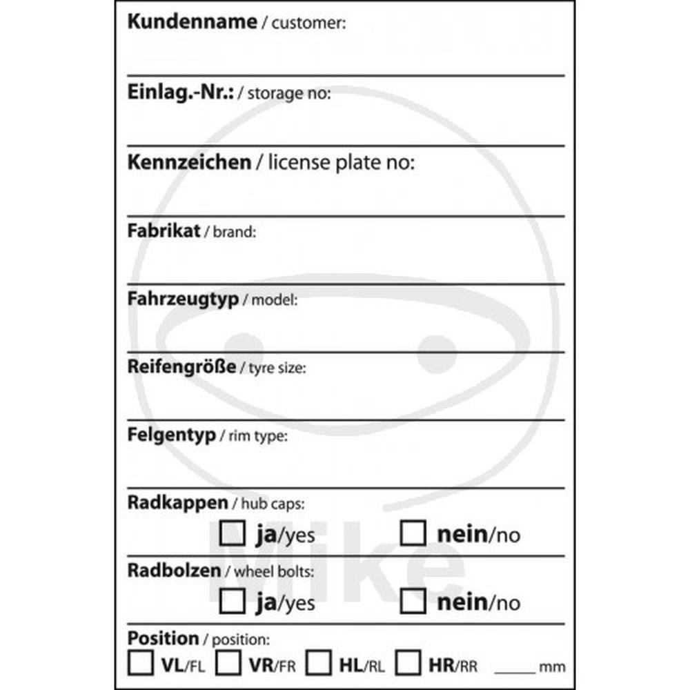 REIFENEINLG.AUFKLEBER