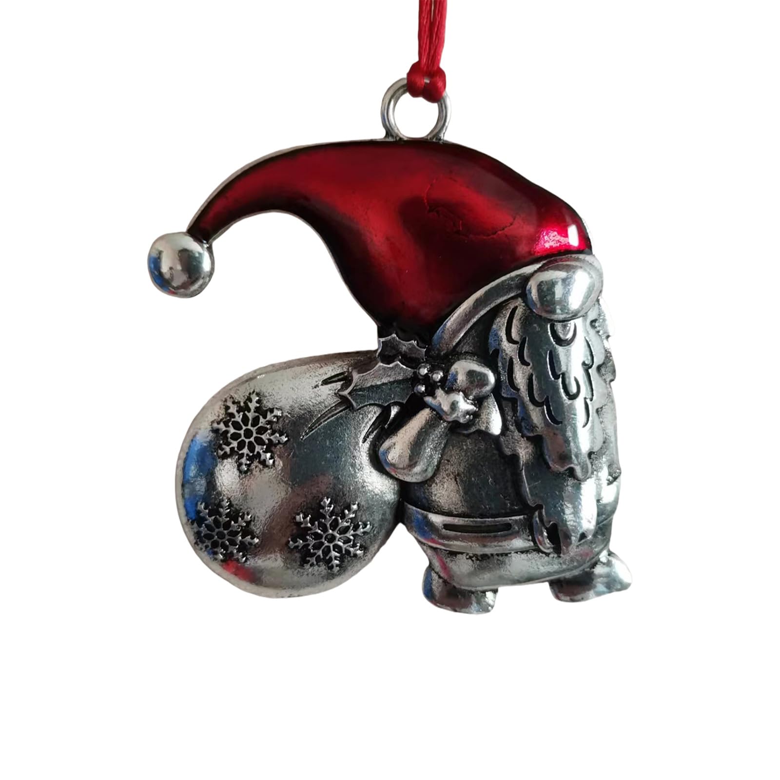 Festival Metal Dwarf Pendant Hanging Decoration for Christmas Tree Wreath Mantel Holiday Decor Christmas Tree Ornaments