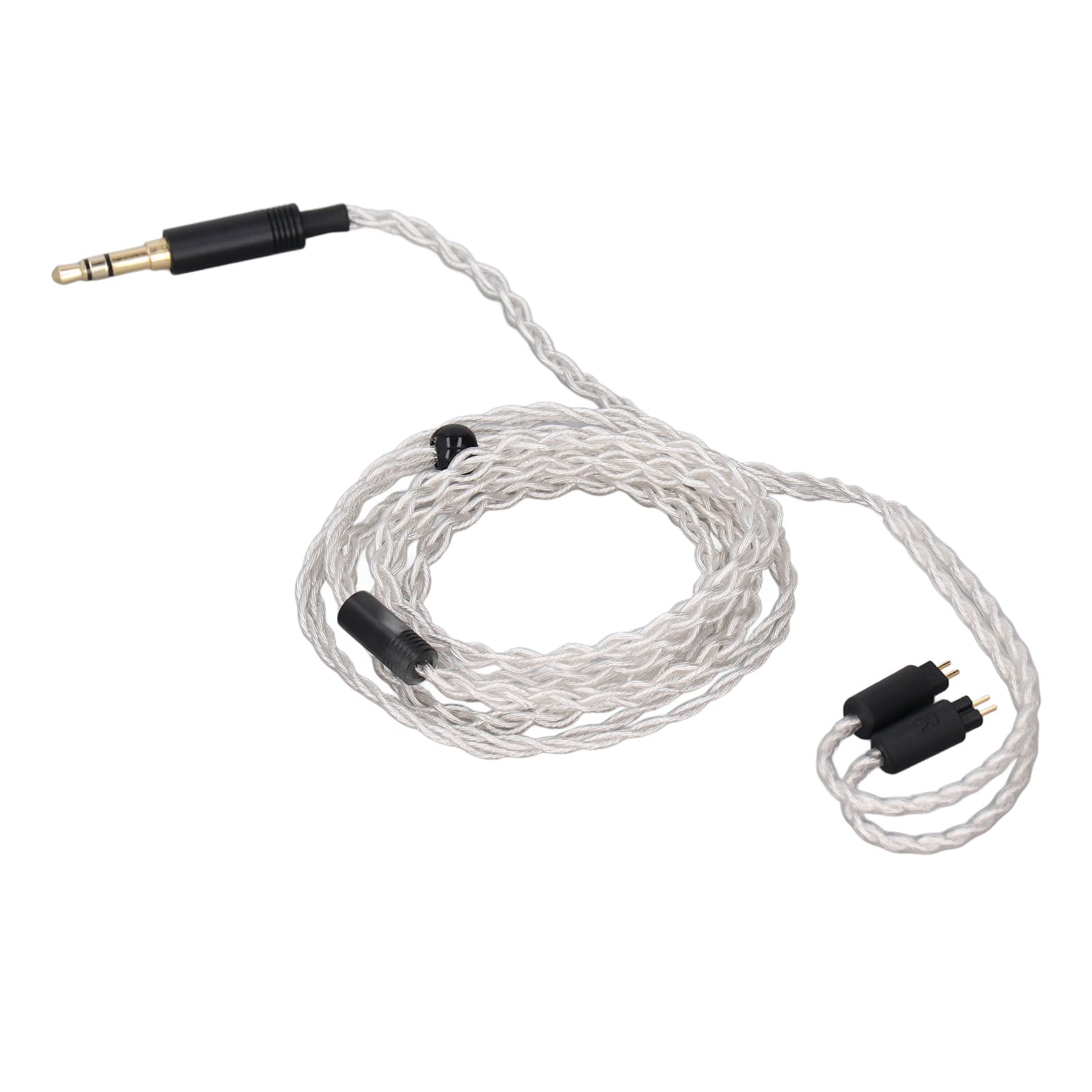 Sxhlseller Kabel Dźwiękowy 3,5 Mm do 2 Pinów 0,78 Mm - Kompatybilny z TRN VX, Odporny na Zużycie dla FII O Fh1s, Przyciągający Wzrok Wygląd dla CCA CA4