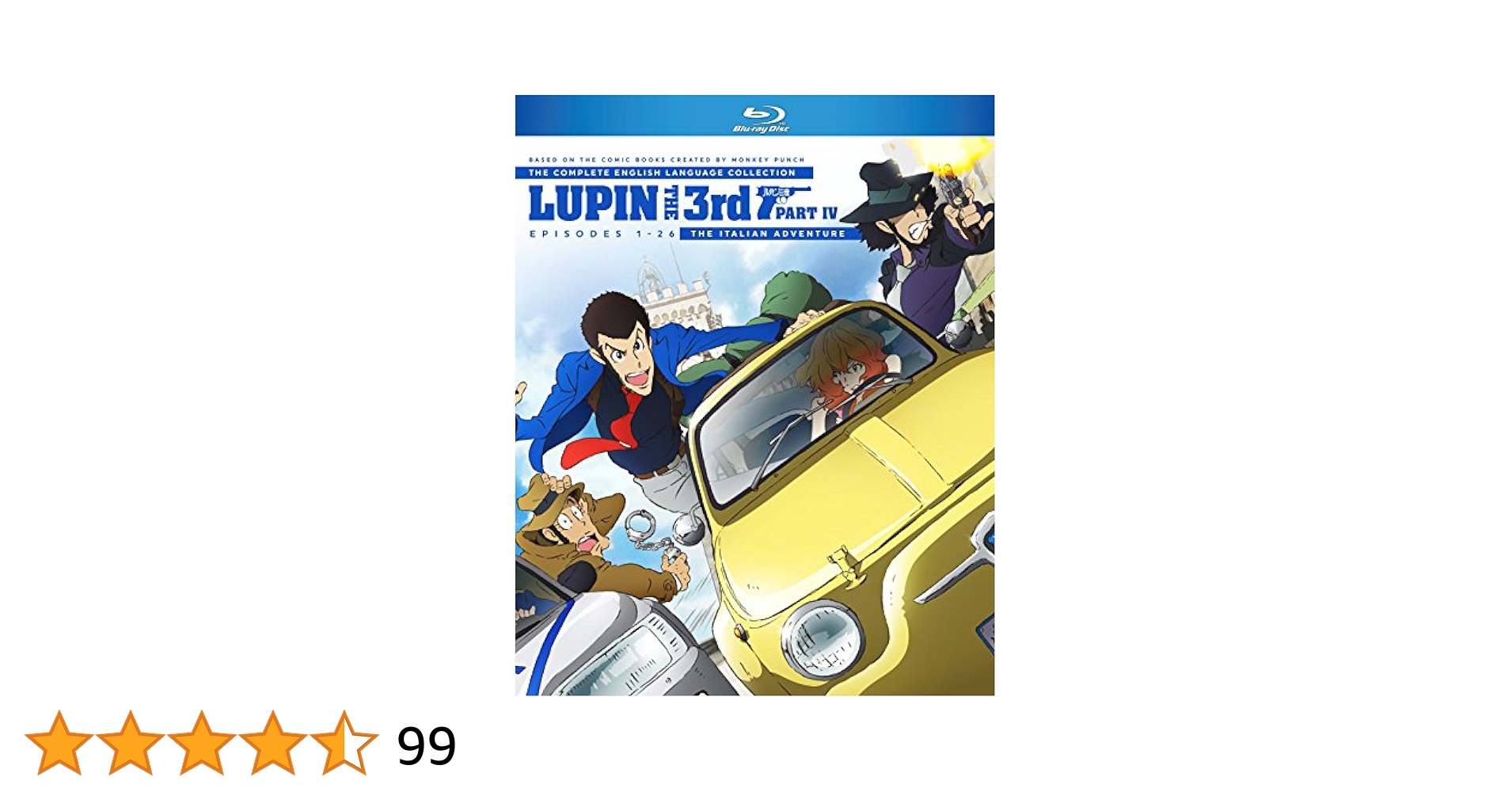 LUPIN THE THIRD PART Ⅳ ITARIANO 新品　送料込み LUPIN THE THIRD PART Ⅳ ITARIANO 新品 送料込み Amazon.com