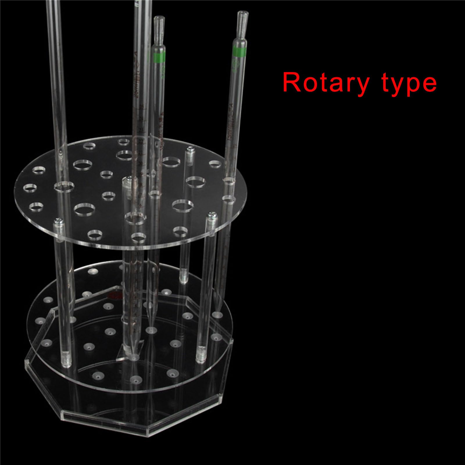 Portaprovette multiuso Portaprovette trasparente Organizzatori pipette da centrifuga per laboratori e portacentrifuga per esperimenti scientifici