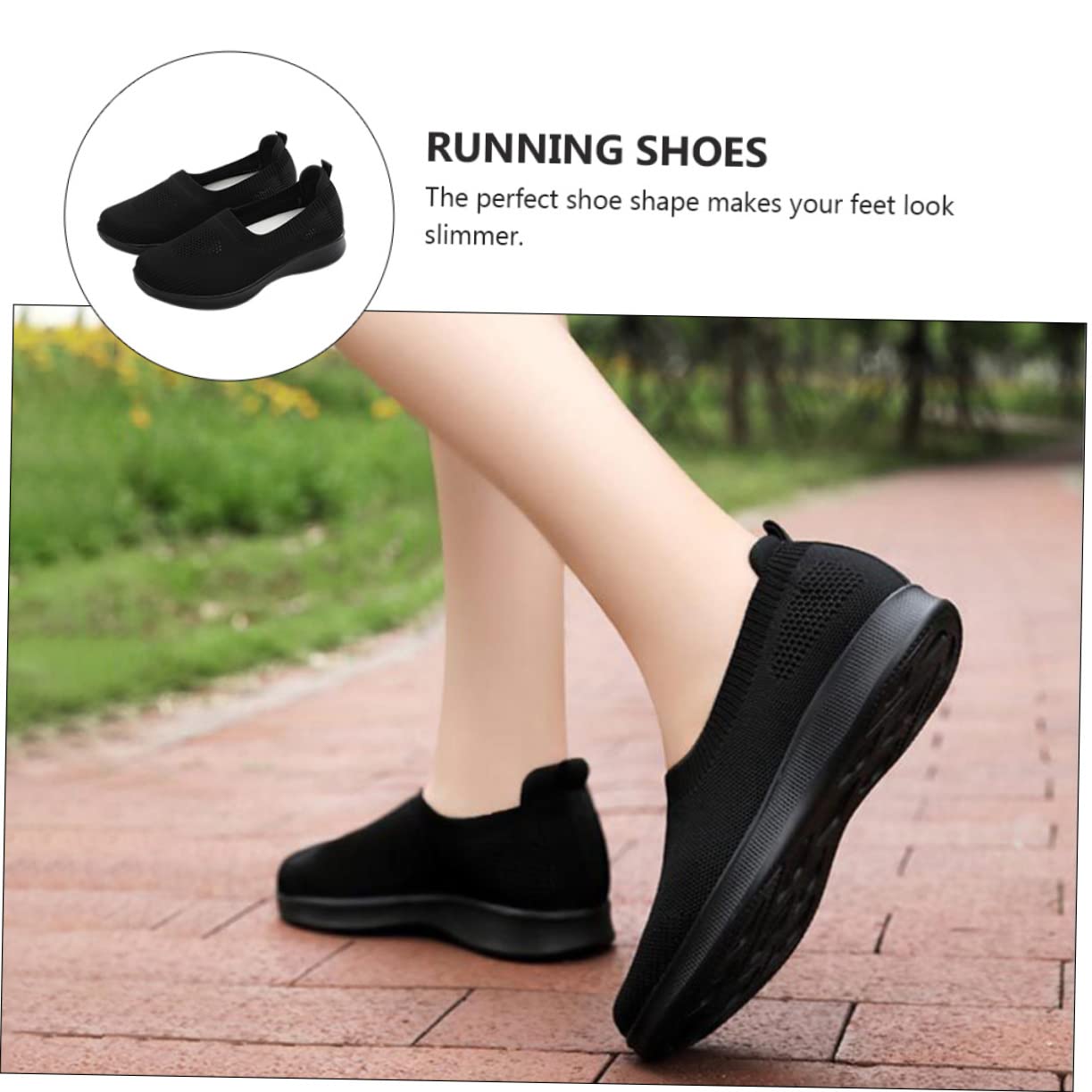 Zapatos De Madre Zapatos para Caminar Mujer Caminando Zapatos De Mujer para Caminar Apoyo Zapatos Femeninos Zapatillas De Malla Negro