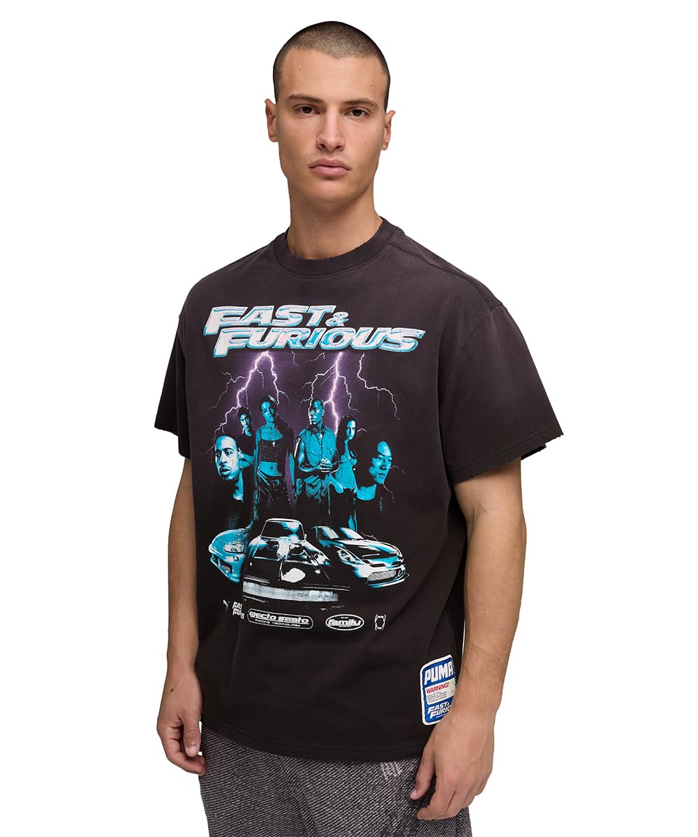 puma | X FAST & FURIOUS Men's Graphic Print Basketball Tee II-picture-12