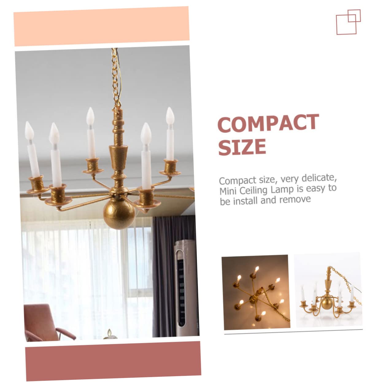 HOMSFOU 2pezzi Mini Lampione per Tavolo di Sabbia di Modelli di Luci da Cortile Ornamento Decorativo in Miniatura Materiale per Tavolo di Sabbia