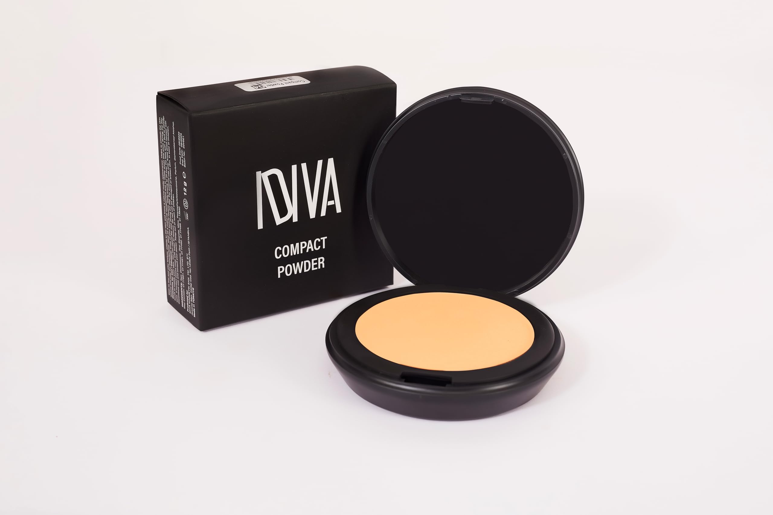 IDIVA Compact Foundation, Full Coverage, Long Lasting (Medium Beige 03)