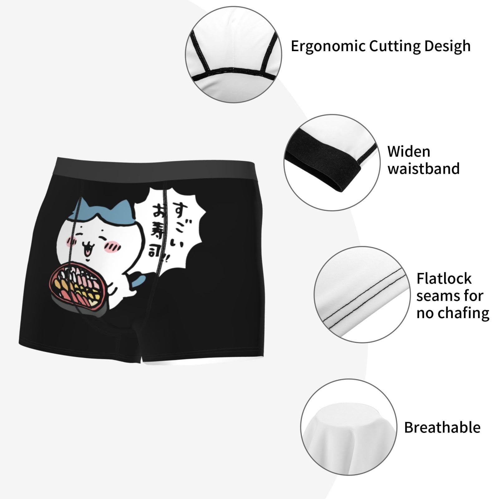 Amazon.co.jp: ボクサーパンツ ちいかわ ハチワレ 下着 メンズ