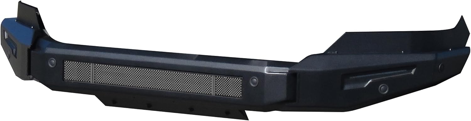 Black Horse Armour II Heavy Duty Modular Front Bumper Modular Matte Black Compatible with 2013-2018 Ram 1500|2019-2022 Ram 1500 Classic-AFB-RA14-BU