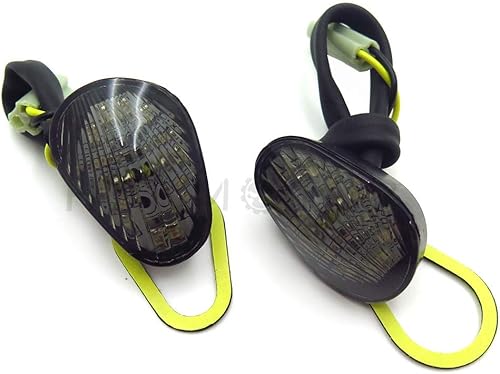 HTTMT MT224-007-SK Smoke Euro LED de montaje empotrado compatible con YZF R1 R6 R6S 2006-2008