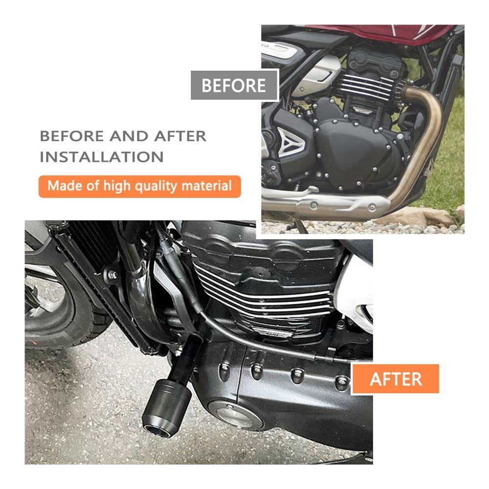 moto protezioni telaio Per Scrambler 400 X Speed ​​2024 2025 Moto Protezione dalla caduta Paratelaio Carenatura Guard Anti Crash Pad Protector Kit