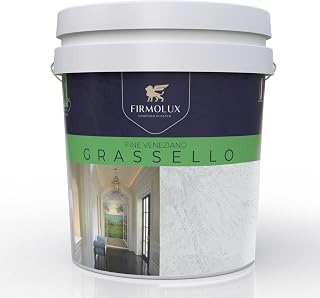 Grassello Authentic Venetian Plaster | Polished Plaster | Made in Italy from Lime & Marble | Gray-Blue Colors (14) | Color: BM1597 Pebble Beach