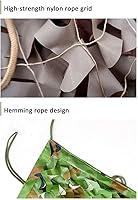 Vista 5 de Red de camuflaje militar para acampada y caza, para decoración de exteriores