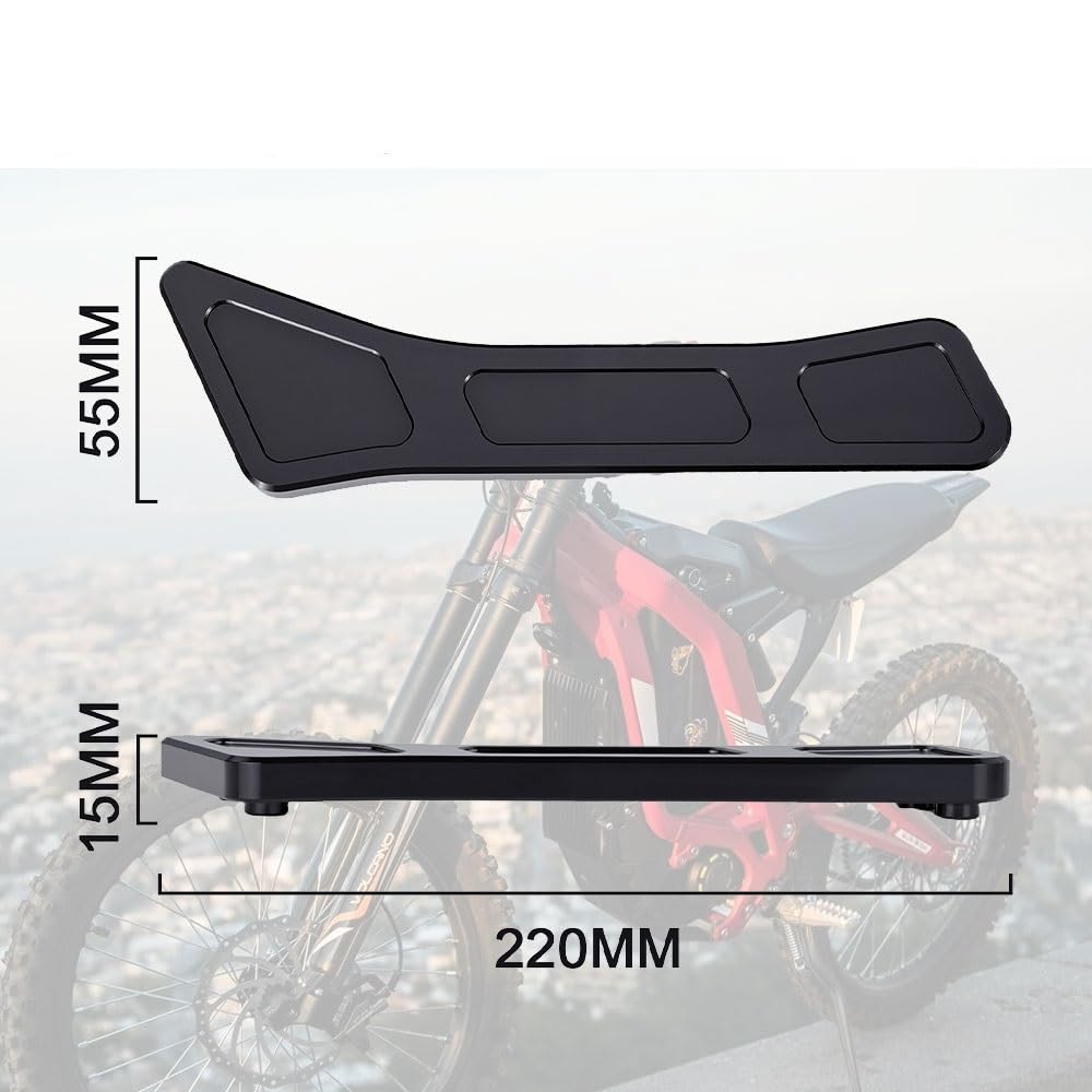 Passend für Surron Ultra Bee Seite links und rechts CNC-Aluminiumlegierung Motorradteil Batterieschutzkomponenten(Black)