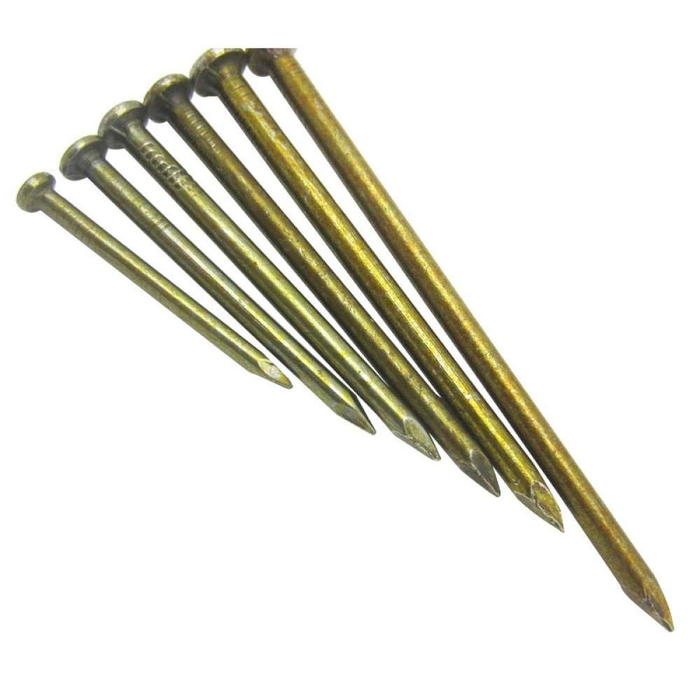 Clavos para madera, 30 clavos de cemento, clavos de acero, clavos de pared, clavos for pared, clavos de acero de alta resistencia for pared de ladrillos de hormigón, clavos redondos endurecidos(M4.0x8