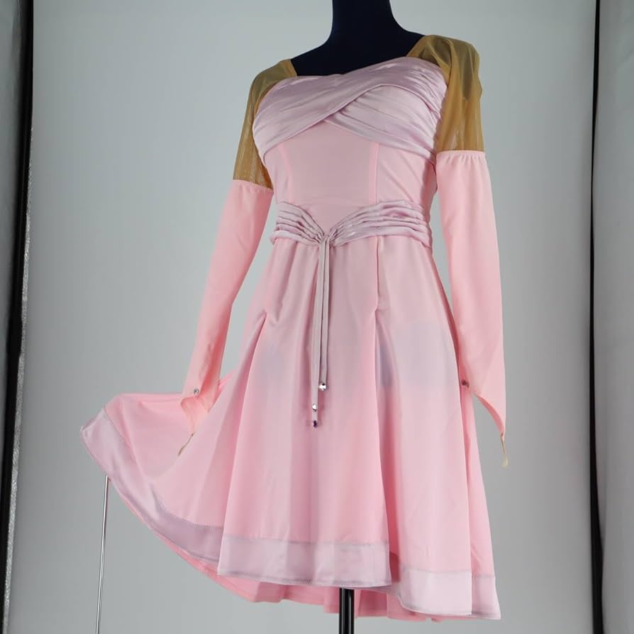 【美品 社交ダンス衣装】淡いピンク fussis フーシーズ ラテンドレス Amazon.co.jp: 社交ダンス衣装 淡いピンク×シースルー fussis
